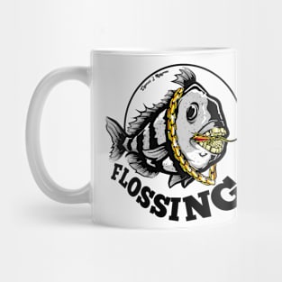 Flossing Sheepshead - Fish Art Mug